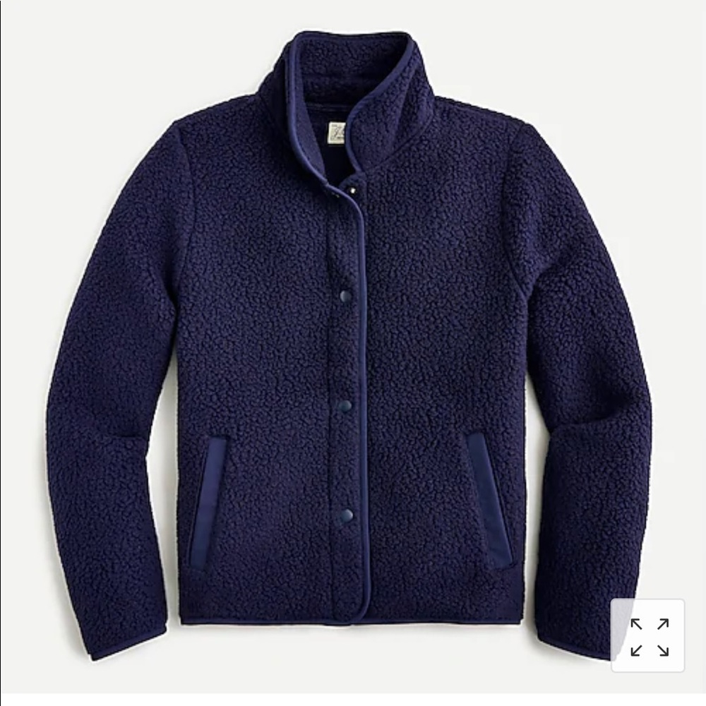 Polartec® sherpa fleece jacket XS NWT